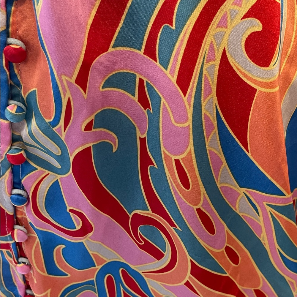 Karlie Multicolor Ruffled Blouse - Picture 6 of 7